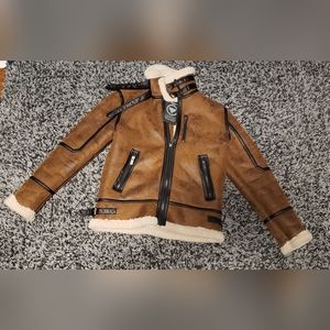 Mens jordan Craig moto sharpa jacket